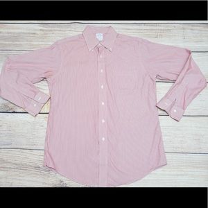 Brooks Brothers 1818 Regent Red Stripe Dress Shirt